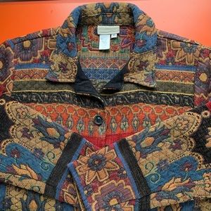Coldwater Creek Tapestry jacket M